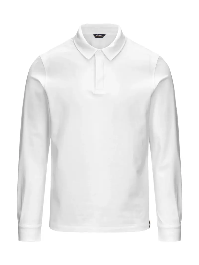 K-WAY Polo Uomo TIBERE ICE COTTON K5135JW 001 Bianco