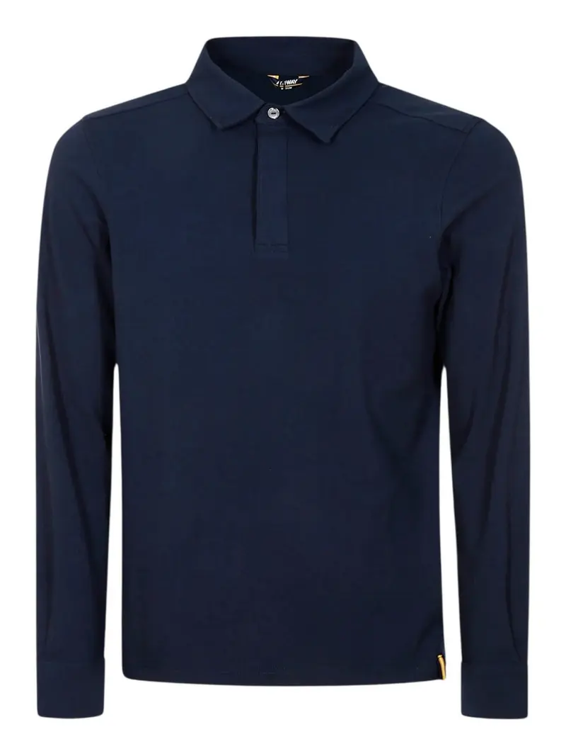 K-WAY Polo Uomo TIBERE ICE COTTON K5135JW K89 BLUE DEPTH