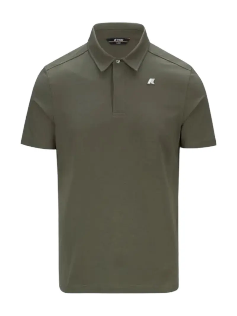 K-WAY Polo Uomo VINCELLE LIGHT STRETCH JERSEY K61419W V15 Verde