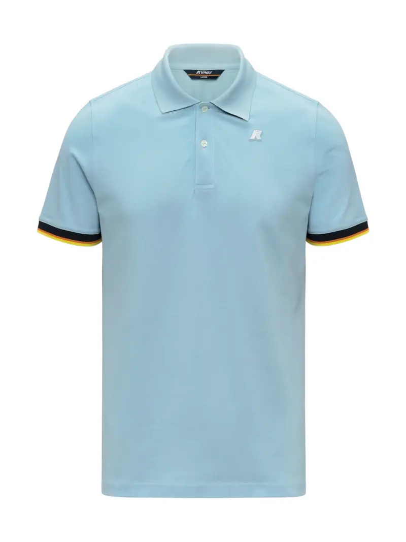 K-WAY Polo Uomo VINCENT PIQUE K1125BW D40 BLUE DREAM