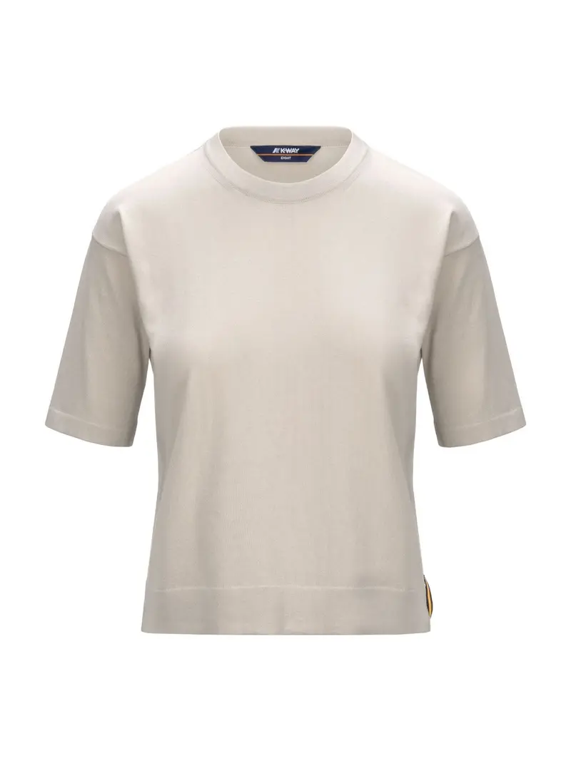 K-WAY T-Shirt e Polo Donna Esmer K4126PW 634 Beige