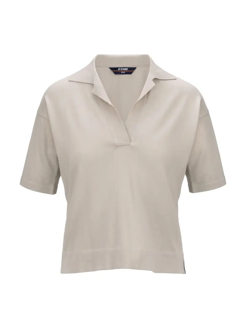 K-WAY T-Shirt e Polo Donna Marlhes K4123RW 634 Beige