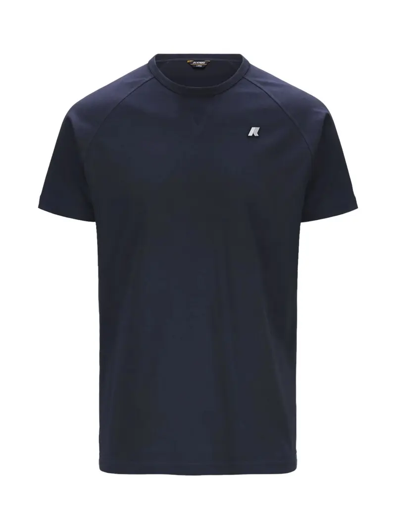 K-WAY T-Shirt e Polo Uomo EDWING JS PEACH K2125KW K89 Blu