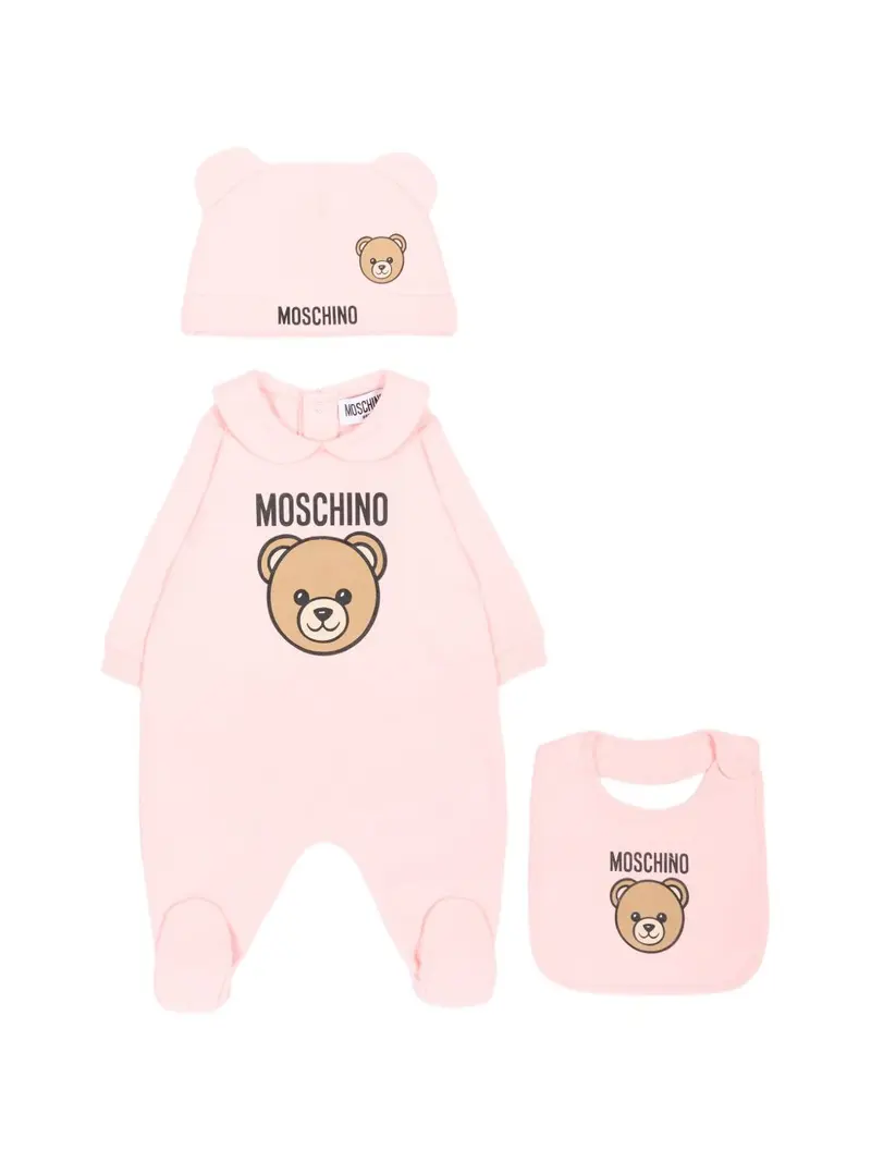 Kit tutina rosa chiaro per neonata