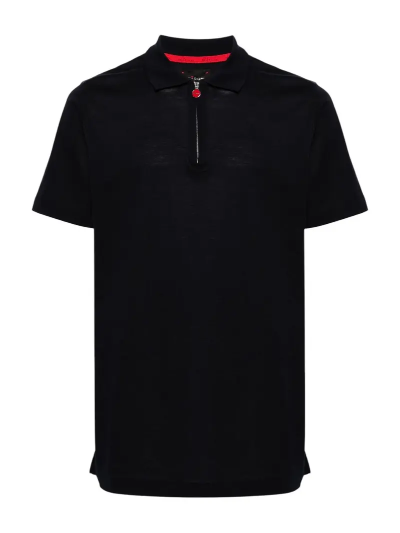 KITON Polo Uomo  UMK1171K400N NAVY BLUE Blu