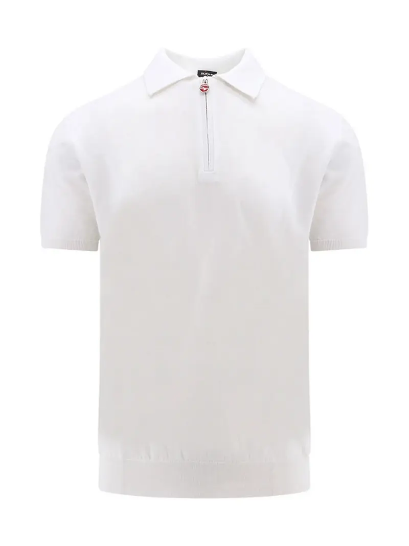 KITON Polo Uomo  UMKX33Z40C00O WHITE Bianco