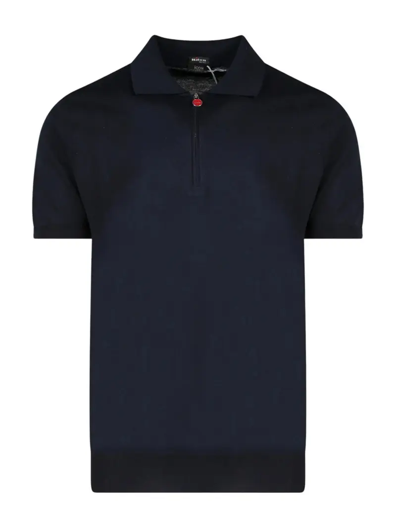 KITON Polo Uomo  UMKX33ZK4008 NAVY BLUE Blu