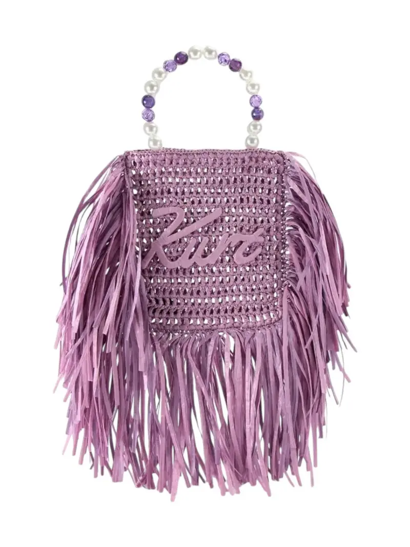 KURT GEIGER Borsa Donna 690-KURT MINI TOTE FRINGE 5568895999 LILAC LILAC
