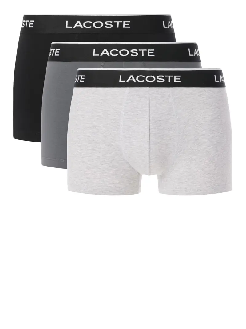 Lacoste Boxer Box Da 3 Grigio