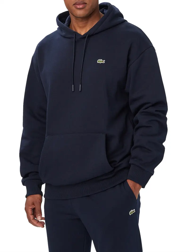 Lacoste Felpa Logo Frontale Navy