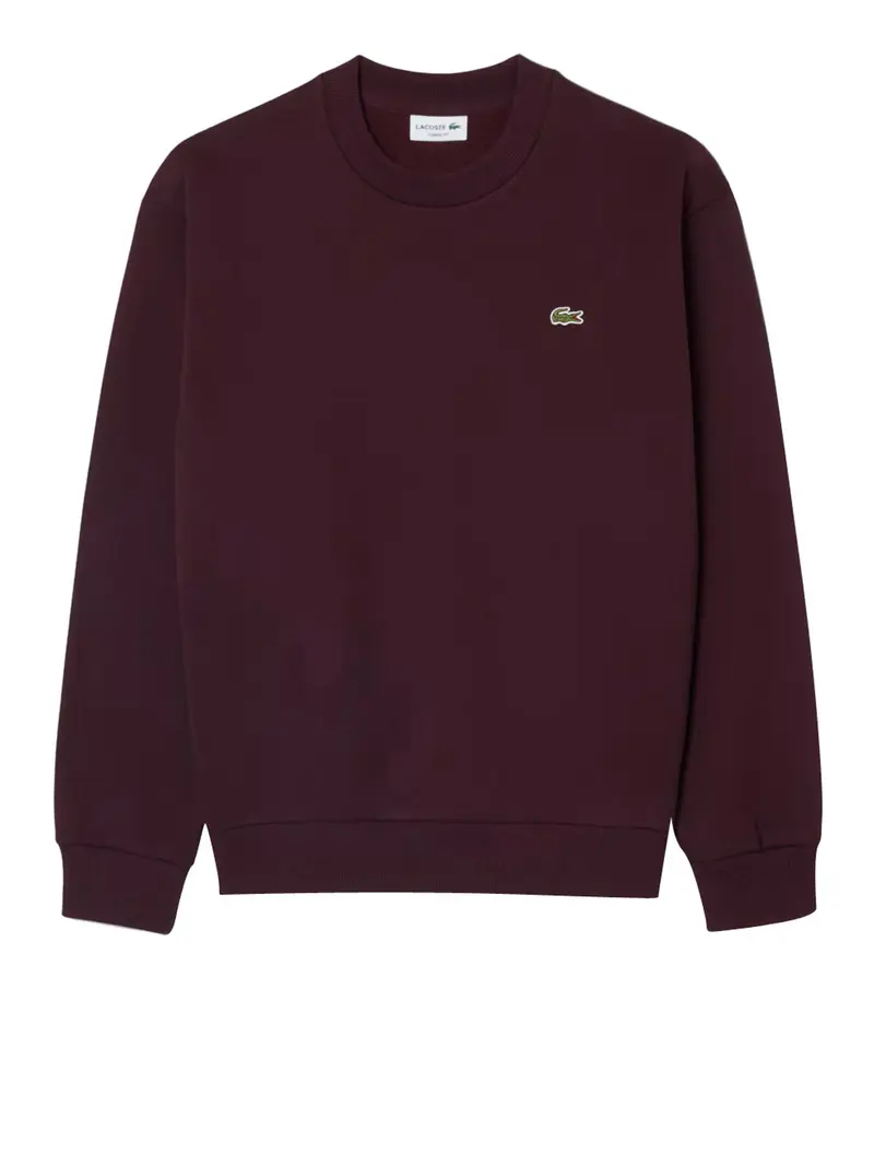 Lacoste Felpa Logo Iconico Marrone