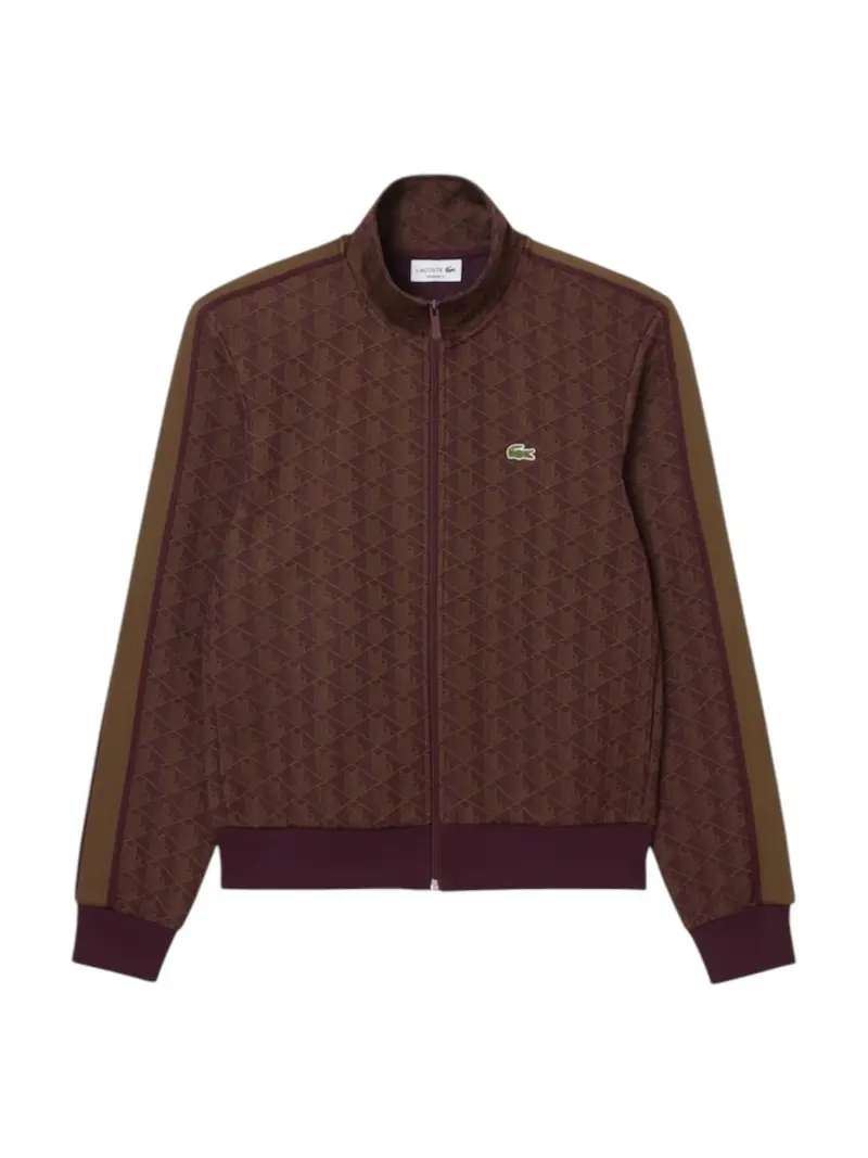 LACOSTE Felpa Uomo Marrone - SH1368 WD9