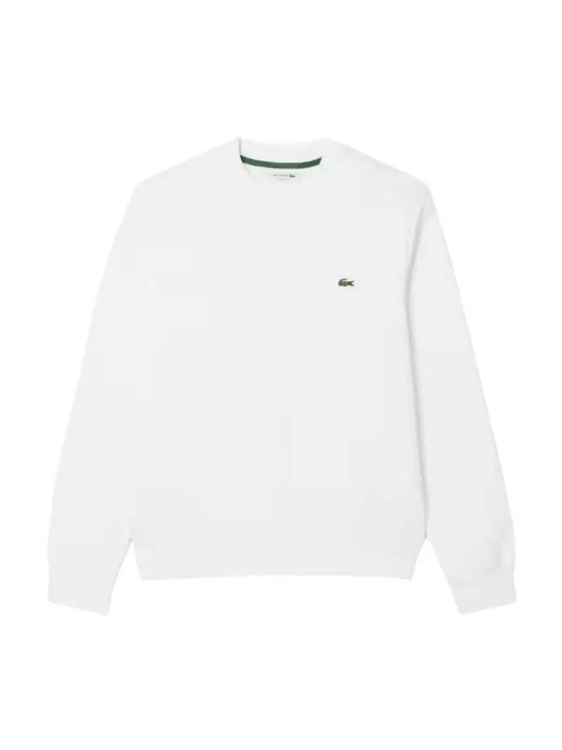 LACOSTE Felpa Uomo SH9801 001 Bianco