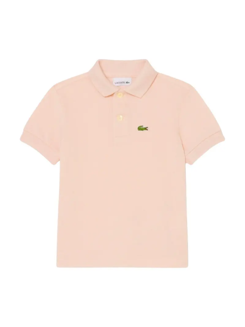 LACOSTE KIDS Polo Unisex bambino LCB NON-ORGANIC PETIT PIQUE PO 847354 AL5 Rosa