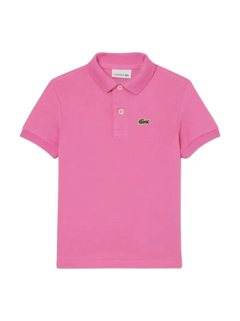 LACOSTE KIDS Polo Unisex bambino LCB NON-ORGANIC PETIT PIQUE PO 847354 GLH ROSA