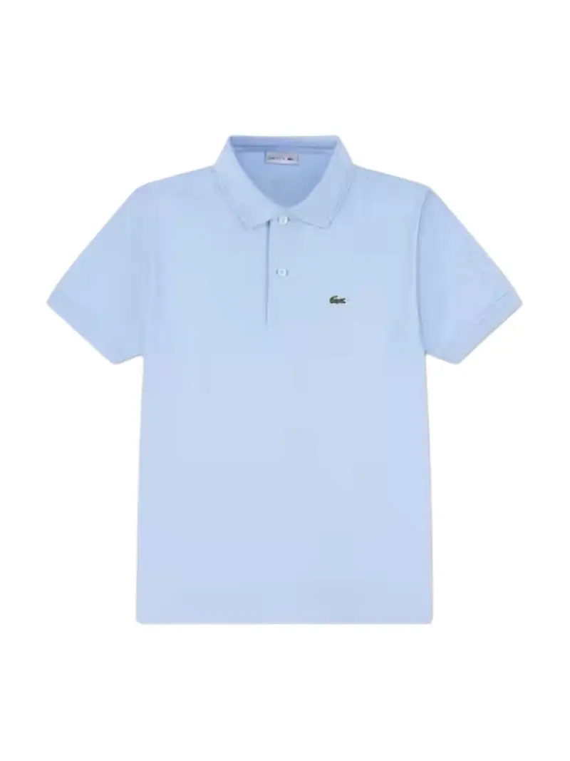 LACOSTE KIDS Polo Unisex bambino LCB NON-ORGANIC PETIT PIQUE PO 847354 HBP AZZURRO