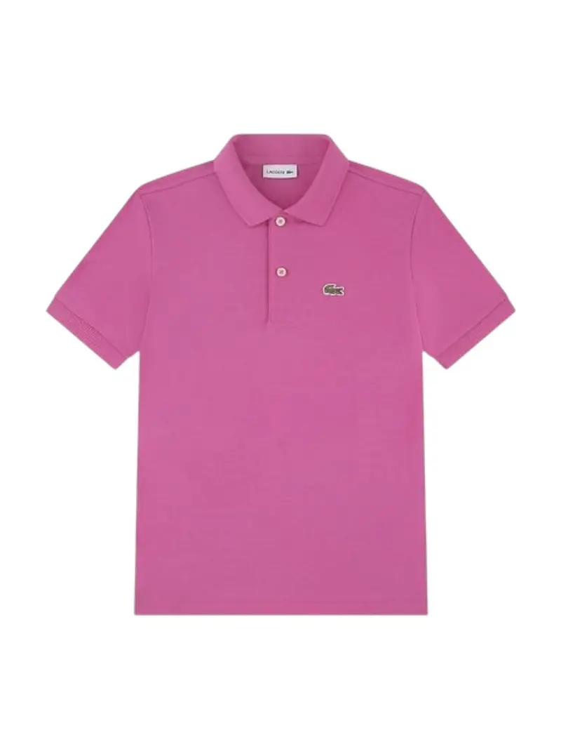 LACOSTE KIDS Polo Unisex bambino LCB NON-ORGANIC PETIT PIQUE PO 947354 GLH FUXIA