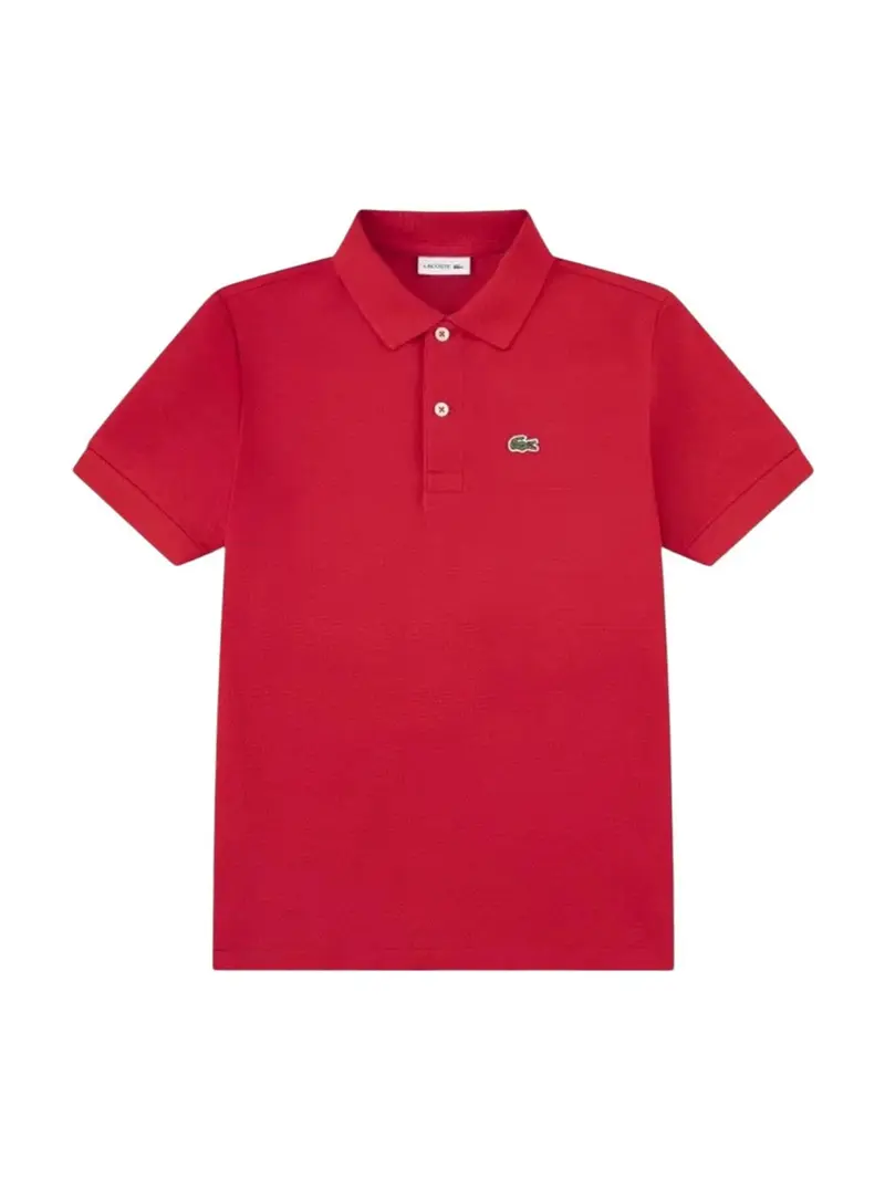 LACOSTE KIDS Polo Unisex bambino LCB NON-ORGANIC PETIT PIQUE PO 947354 RCJ Rosso