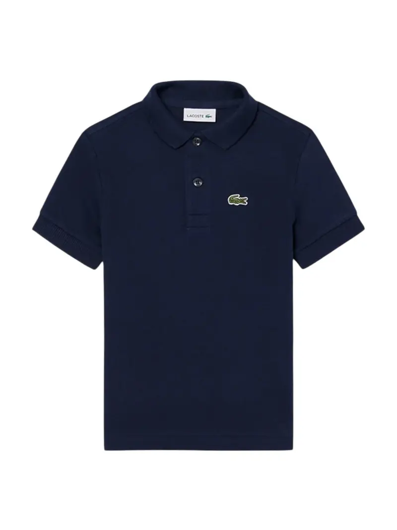 LACOSTE KIDS Polo Unisex bambino LCB NON-ORGANIC PETIT PIQUE PO 947354 UGW Blu