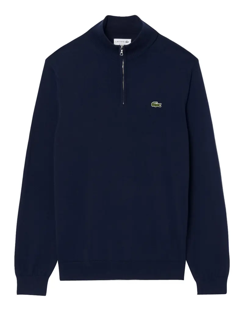 Lacoste Maglione Logo Ricamato Navy
