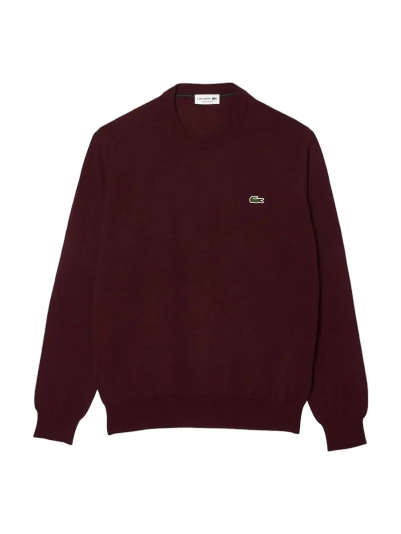 LACOSTE Maglione Uomo AH3225 BZD BODEAUX