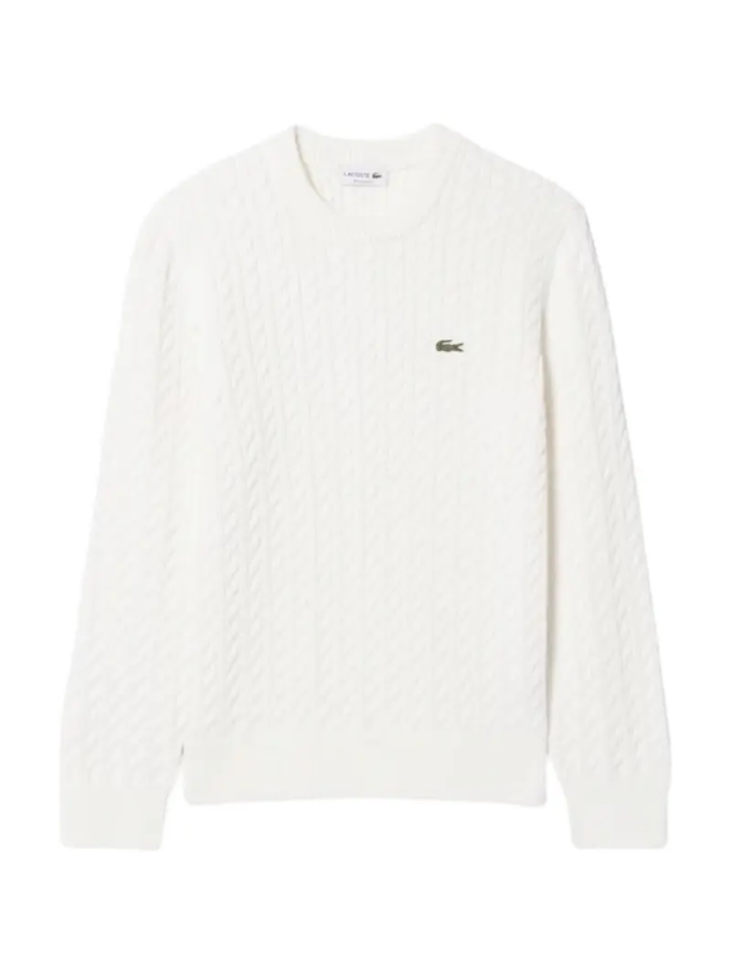 LACOSTE Maglione Uomo Bianco - AH7627 X0N