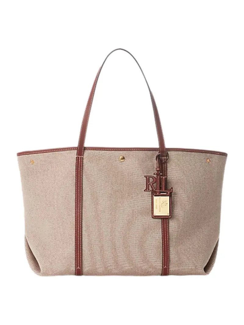 LAUREN RALPH LAUREN Borsa Donna  431920062 002 NATURAL LAUREN TAN/LAUREN TAN