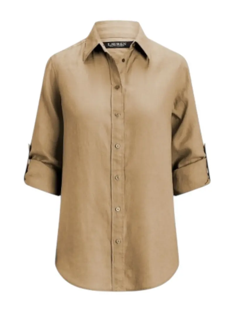 LAUREN RALPH LAUREN Camicia Donna Karrie 200782777 060 Marrone