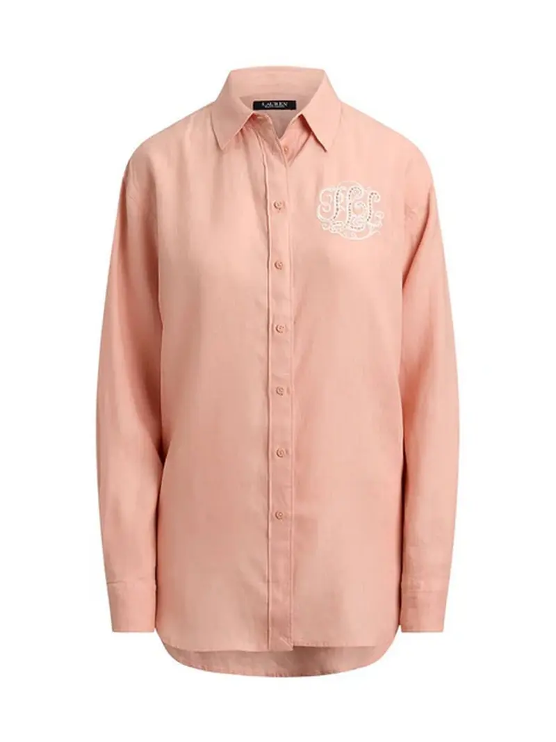 LAUREN RALPH LAUREN Camicia Donna WOVEN-SPORT SHIRT-SHIRT 200P08913 004 PINK RHODONITE