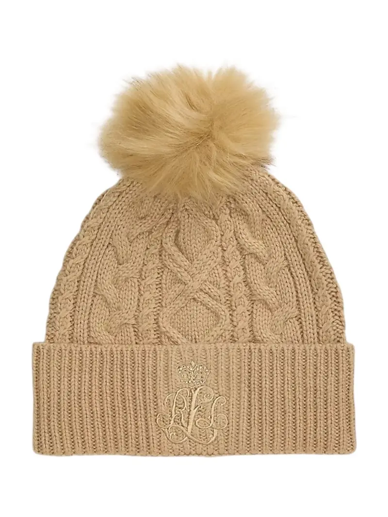 LAUREN RALPH LAUREN Cappello Donna CL HT DCT EM-HAT 454P04466 002 BIRCH TAN