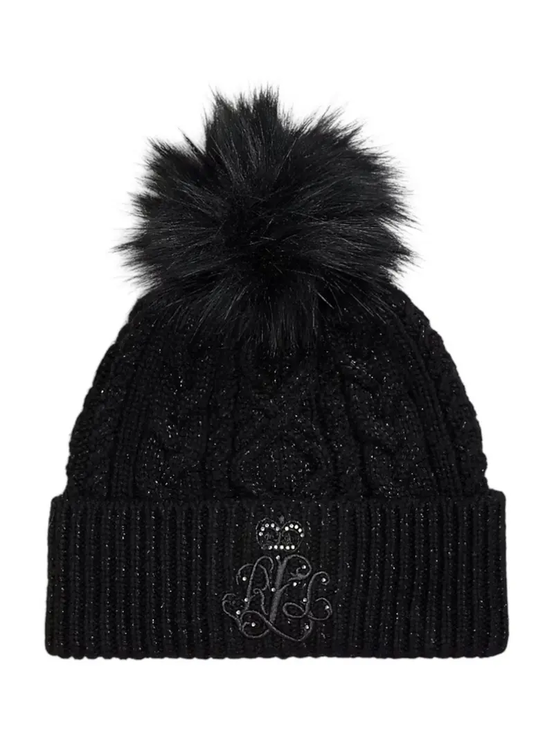 LAUREN RALPH LAUREN Cappello Donna CL HT DCT EM-HAT 454P04857 001 BLACK/BLACK