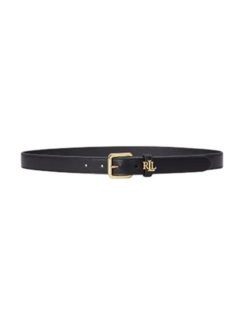 LAUREN RALPH LAUREN Cintura Donna LGO KPPER 25-BELT-SKINNY 412968763 001 BLACK