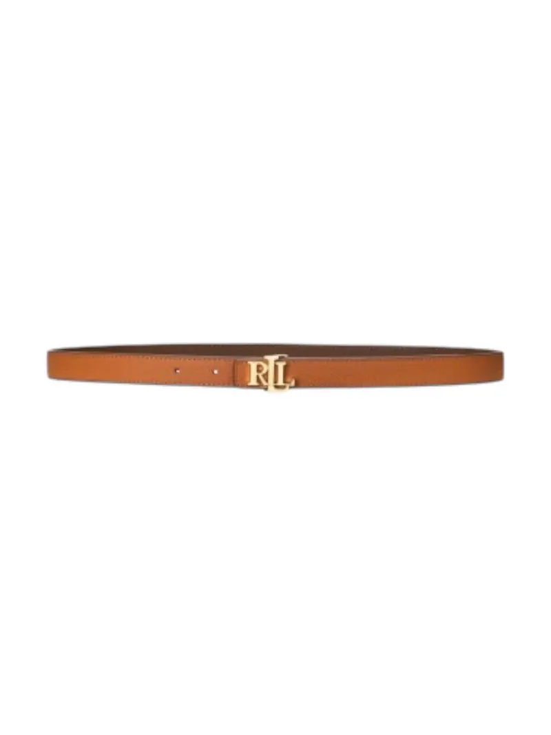LAUREN RALPH LAUREN Cintura Donna REV LRL 20-BELT-SKINNY 412912038 002 LAUREN TAN/DARK BROWN