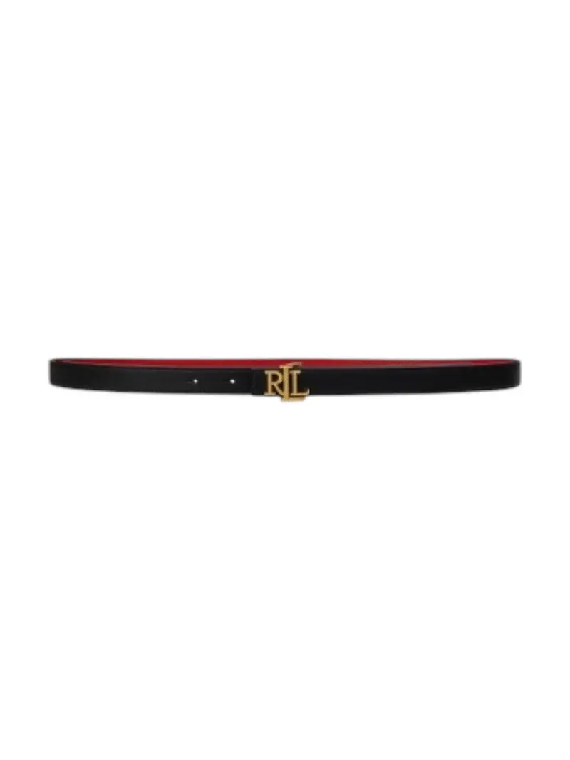 LAUREN RALPH LAUREN Cintura Donna REV LRL 20-BELT-SKINNY 412959135 001 Nero