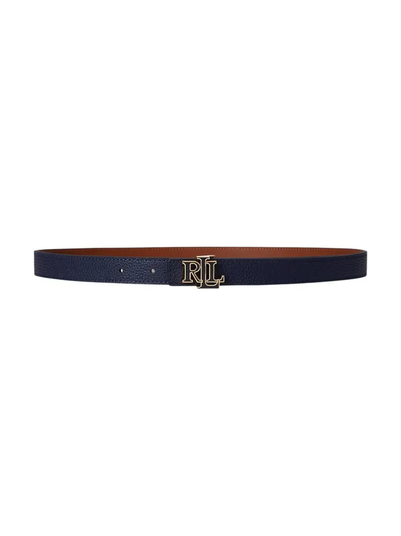 LAUREN RALPH LAUREN Cintura Donna REV LRL 20-BELT-SKINNY 412P04418 001 REFINED NAVY/LAUREN TAN