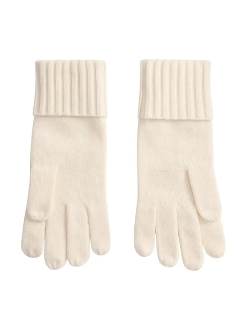 LAUREN RALPH LAUREN Guanti Donna CRST KNT GLV-GLOVE 454P04468 003 CREAM