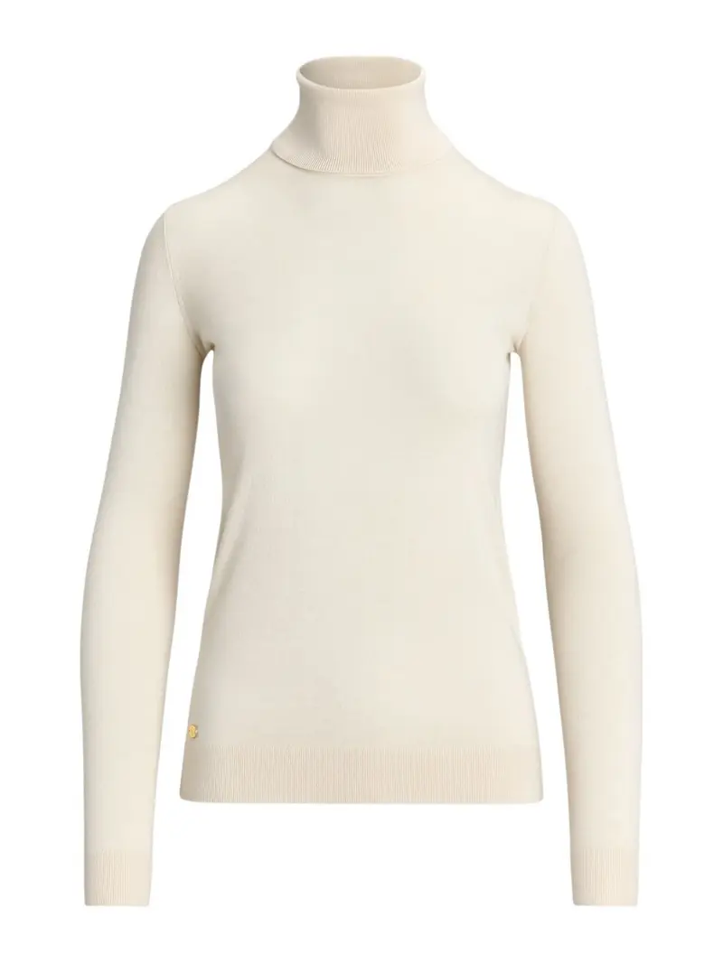 LAUREN RALPH LAUREN Maglione dolcevita Donna ZOE-LONG SLEEVE-PULLOVER 200940470 001 MASCARPONE CREAM