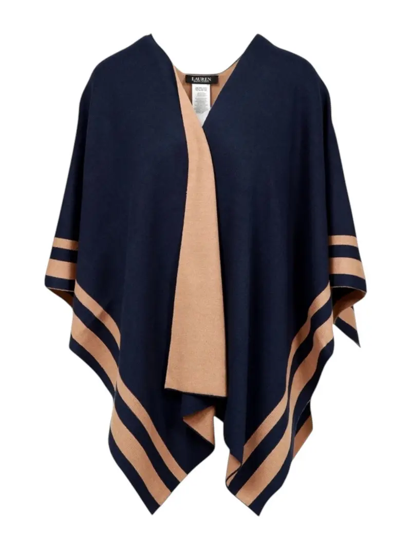 LAUREN RALPH LAUREN Mantella Donna  454960145 003 NAVY/CAMEL