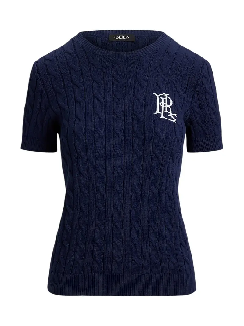 LAUREN RALPH LAUREN T-shirt Donna EYELAH-SHORT SLEEVE-PULLOVER 200P07025 001 REFINED NAVY