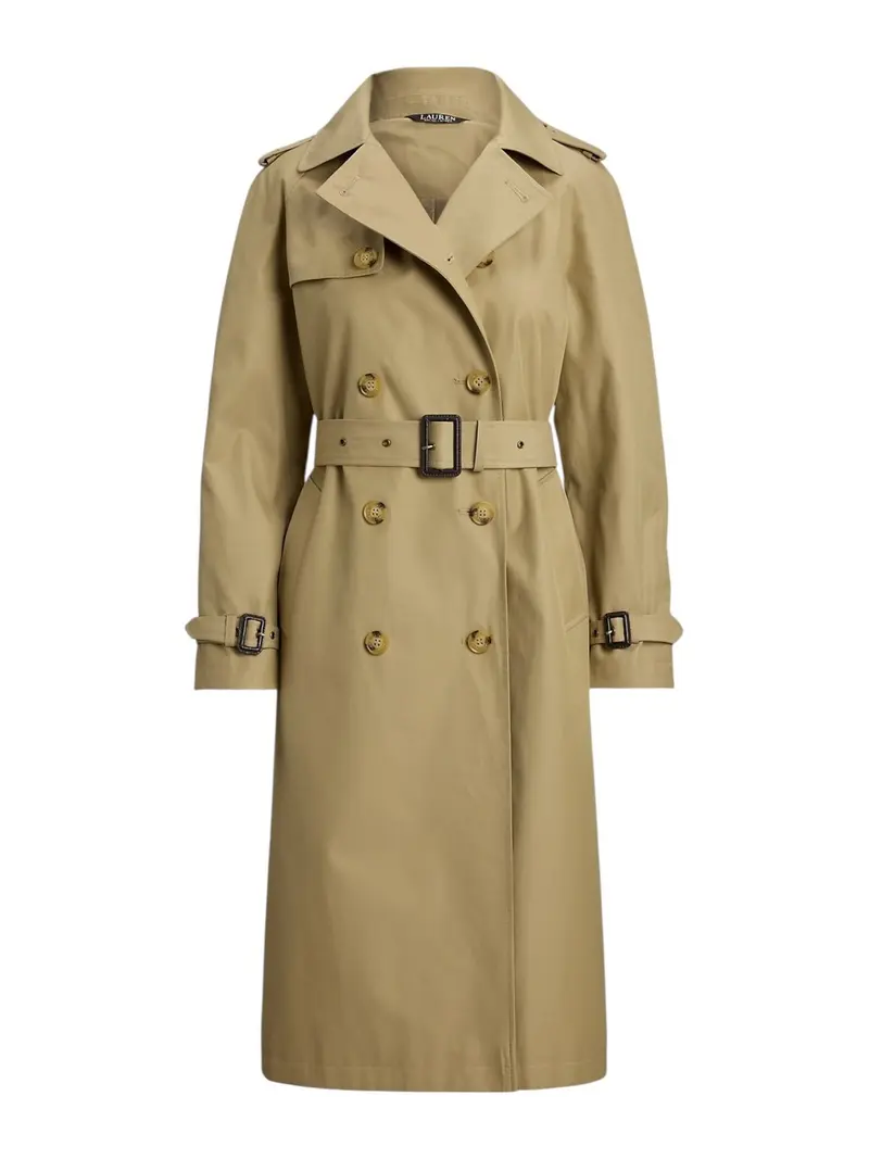 LAUREN RALPH LAUREN Trench Donna BL DB W NS44-LINED-COAT 297951259 003 BIRCH TAN