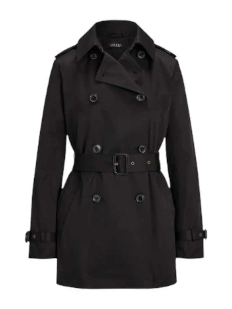 LAUREN RALPH LAUREN Trench Donna DB BLT TR30 297967126 001 Nero