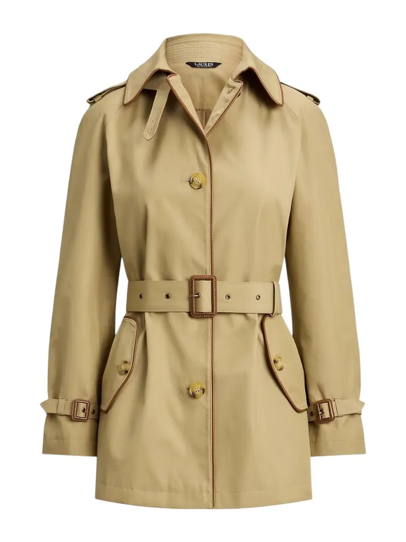 LAUREN RALPH LAUREN Trench Donna "SB RG PU 30""-LINED-COAT" 297979525 001 BIRCH TAN