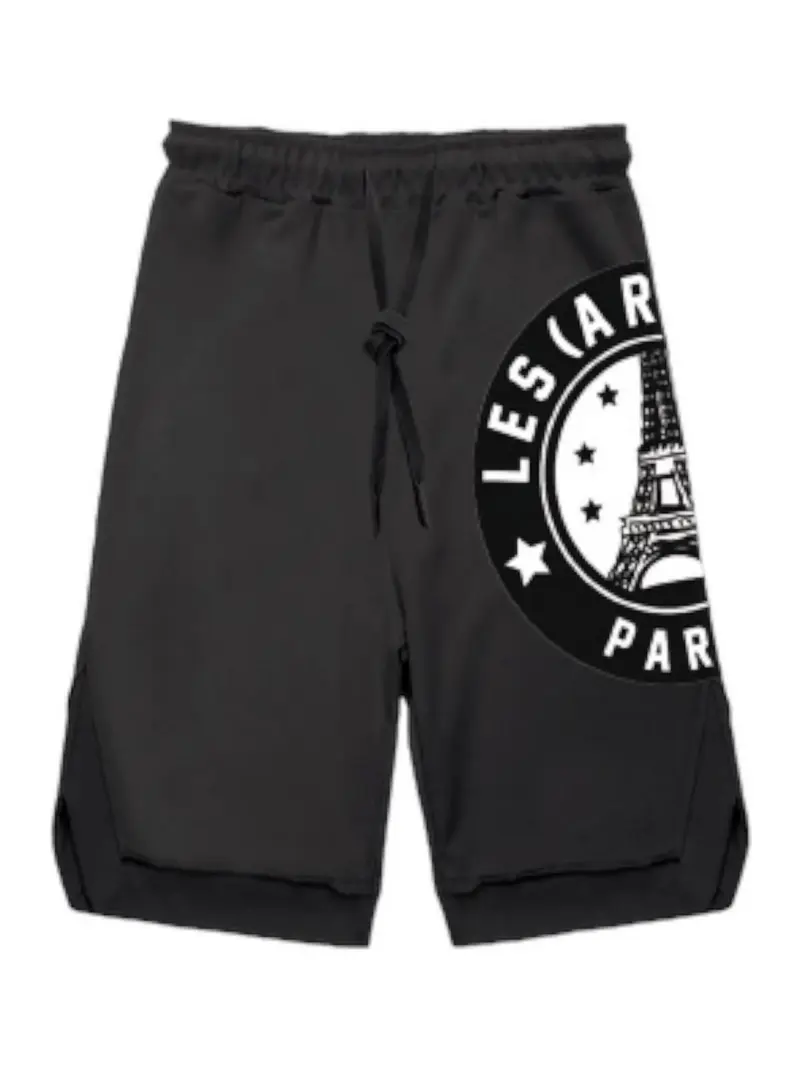 LES ARTISTS Bermuda Uomo  24SSLAPT909 Nero