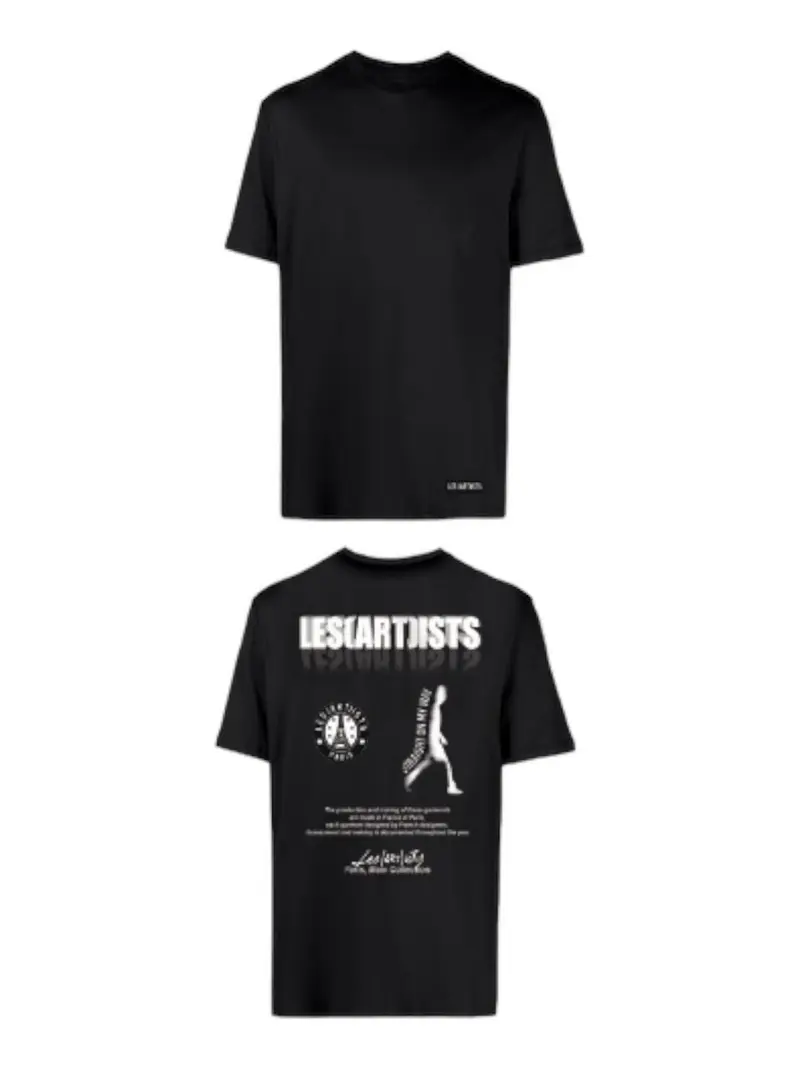 LES ARTISTS T-Shirt e Polo Uomo  24SSLATS561 Nero