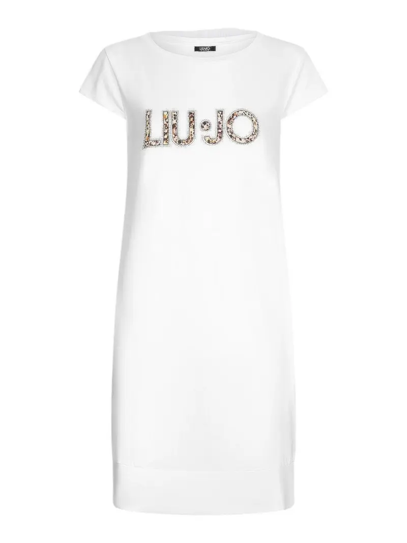 LIU JO BEACHWEAR Abito Donna  VA5194JS003 M9664 Bianco/animal rouge