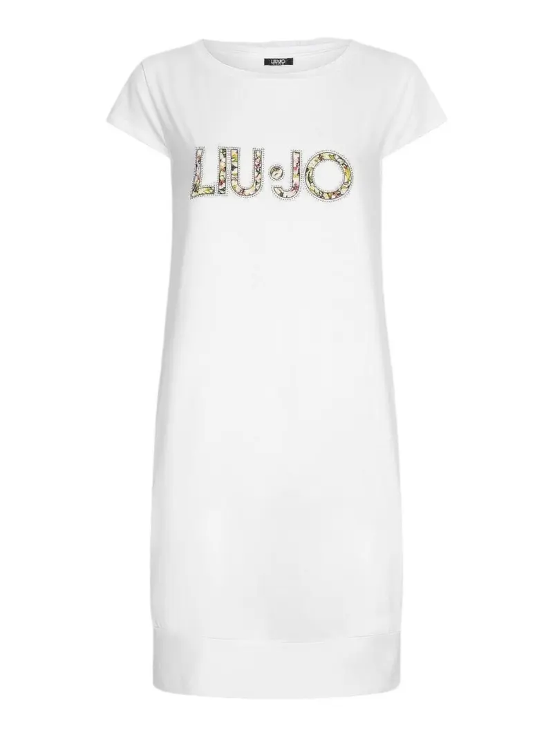LIU JO BEACHWEAR Abito Donna  VA5194JS003 Q9136 Bianco/flowers