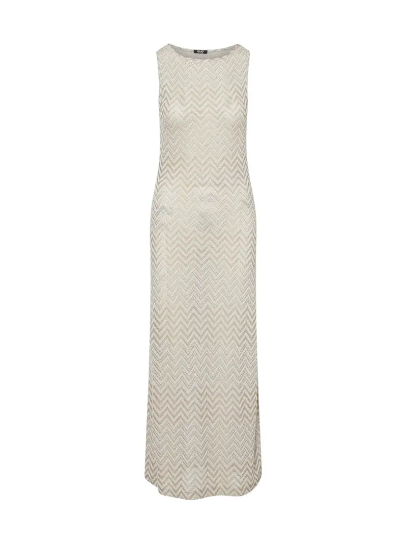 LIU JO BEACHWEAR Abito Donna VA6174J3878 C3945 Meerkat/silver lux