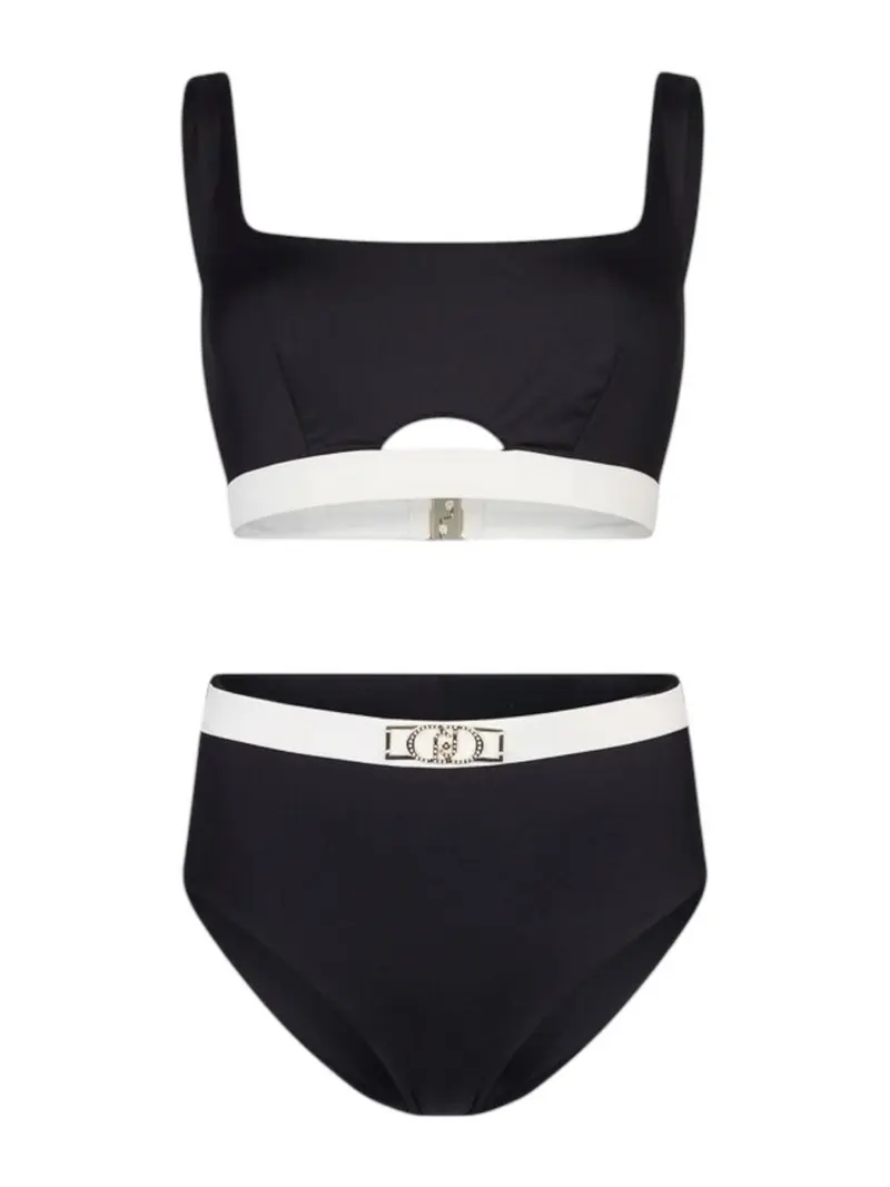 LIU JO BEACHWEAR Costume da bagno Donna  VA5075J6447 09096 NERO/BIANCO