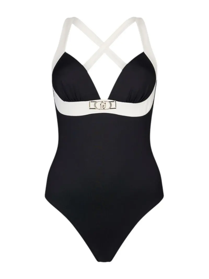 LIU JO BEACHWEAR Costume da bagno Donna  VA5077J6447 09096 NERO/BIANCO