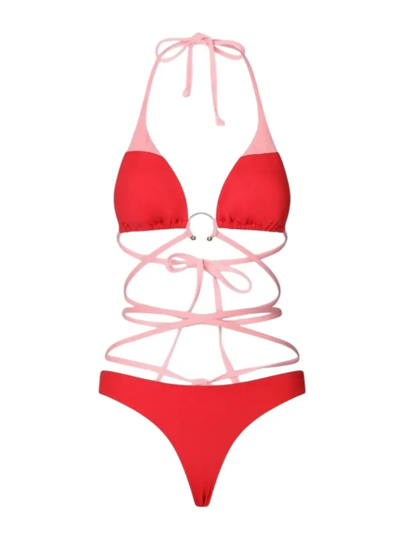 LIU JO BEACHWEAR Costume da bagno Donna  VA5087J6447 C3625 Allarme/flamingo pin